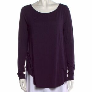 Calypso St. Barth Deep Purple Long Sleeve Top